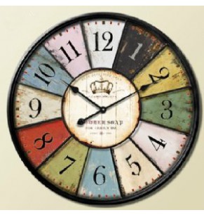 French Country style Vintage Wall Clock