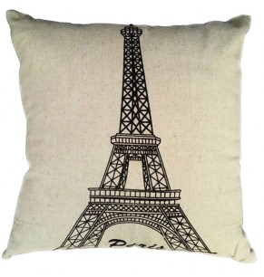 Eiffel Tower Decorative Cushion