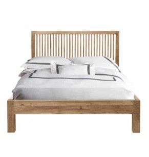 Milan Solid Oak Wood Bed Frame