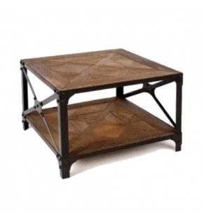 Modern Industrial Square Coffee Table