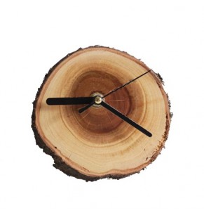 Natural Wood Desk Clock