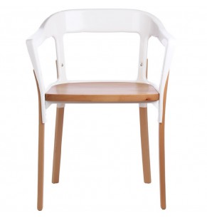 Ronan and Erwan Style Steelwood Dining Chair