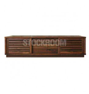 Valerius Solid Oak Wood TV Cabinet