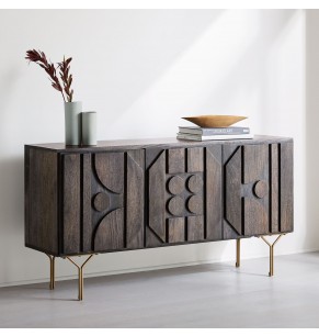 Aero Solid Wood Sideboard Cabinet / Shoe Cabinet