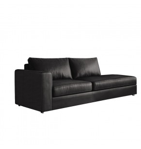 Akara Leather Feather Down Sofa - 2 seater