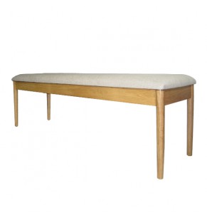 Alander Upholstered Solid Wood Bench