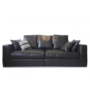 Amelio Leather Feather Down Sofa