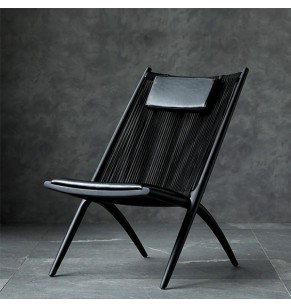 Ardoin Solid Wood Lounge Chair