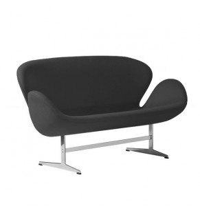 Arne Jacobsen Style Swan Sofa - 2 Seater