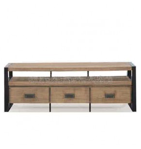 Belenus Plywood Industrial Style 3 drawers TV Cabinet