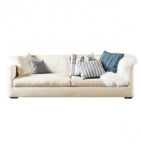 Berti Fabric Feather Down Sofa - 2 Seater