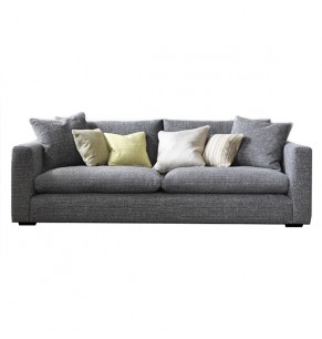 Berti Fabric Feather Down Sofa - 2 Seater