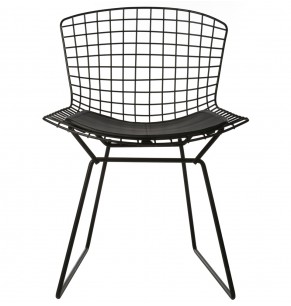 Bertoia Style Wire Chair with Pad - Premium Version