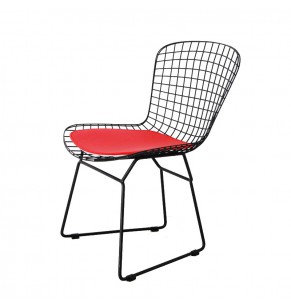 Bertoia Style Wire Chair with Pad - Premium Version