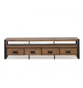 Belenus Plywood Industrial Style 4 drawers TV Cabinet