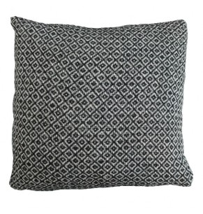 Black Checked Cushion