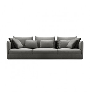 Boston Fabric Feather Down Sofa - 3 seater