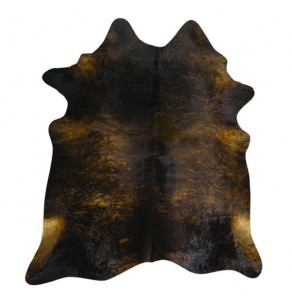 STOCKROOM Brown and White Exotic Natural Cowhide Rug