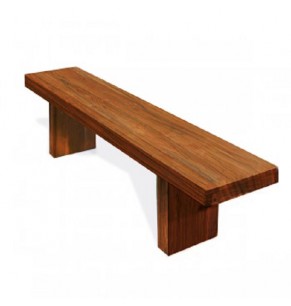 Capa Solid Elm Wood Bench