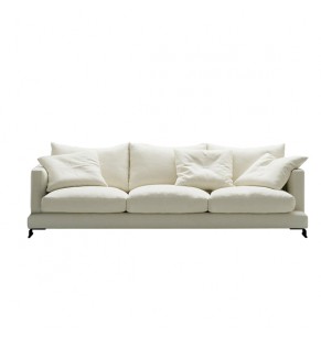 Carlo Fabric Feather Down Sofa - 3 Seater