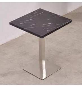 Casa Bistro Marble Style Square Table