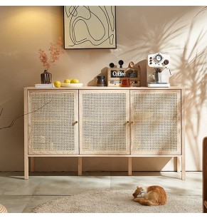 Cascadia Nordic Rattan Woven Cabinet / Sideboard