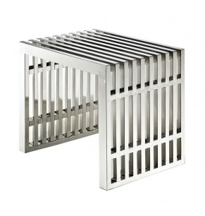 Celso Stainless Steel Outdoor Bench