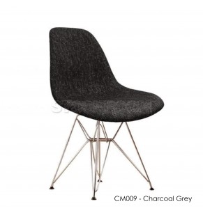 Charles Eames DSR Style Dining Chair - Upholstered - Full Fabric