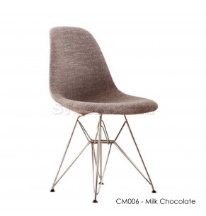 Charles Eames DSR Style Dining Chair - Upholstered - Full Fabric