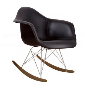 Charles Eames Style Rocking Chair - Leather Version