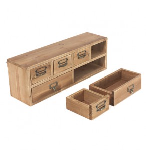 Cheryl Solid Fir Wood Mini Storage Drawers