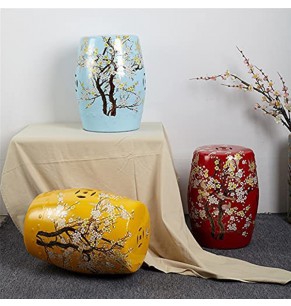 Chinese Style Ceramic Drum Stool