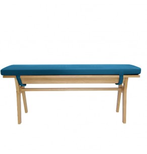 Clinelle Upholstered Solid Wood Bench