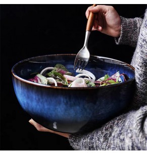 Creative Hand Painted Salad Bowl