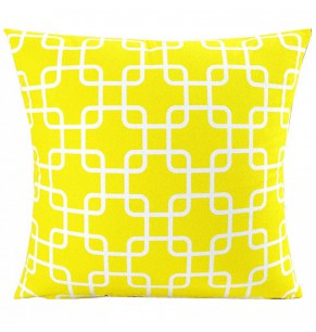 German Square Pattern Cushion