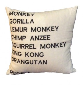 Monkey Decorative Cushion