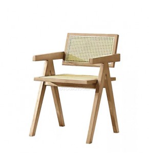 Damyanti Indian Style Rattan Woven Dining Chair