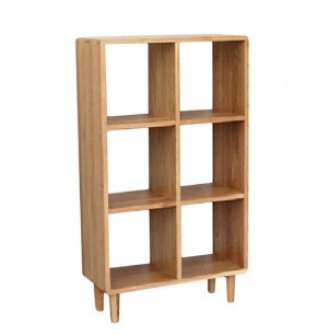 Adler Solid Oak Cubic Shelf 3 Rows