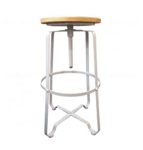 Loft Style Industrial Adjustable Bar Stool