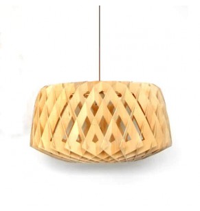 Nordic Style Modern Wood Craft Ceiling Lamp