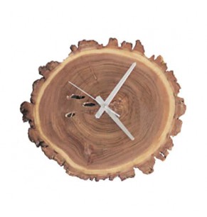 Natural Tree Trunk Wall Clock