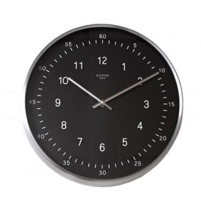 a.cerco Two Tone Wall Clock - Black