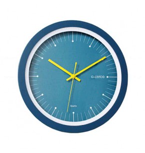 a.cerco Luna Wall Clock - Teal Blue