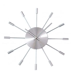 Aluminum Cylinder Wall Clock