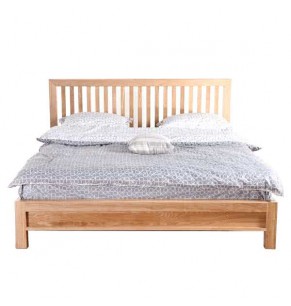 Ronney Solid Oak Wood Bed - More Sizes