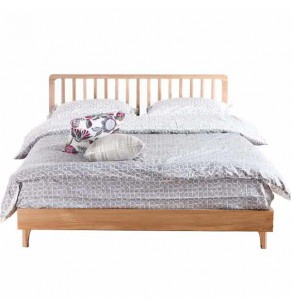 Keira Solid Oak Wood Bed - More Sizes