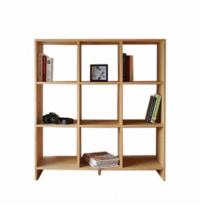 Kassiani Solid Oak Wood Bookshelves - 9 Units