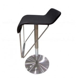 Kael Leather Swivel Adjustable Bar Stool