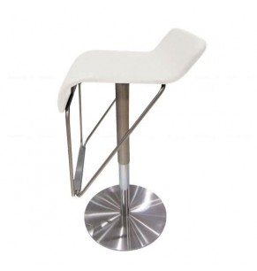 Kael Leather Swivel Adjustable Bar Stool