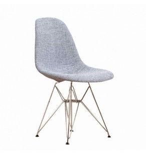 Charles Eames DSR Style Dining Chair - Upholstered - Full Fabric